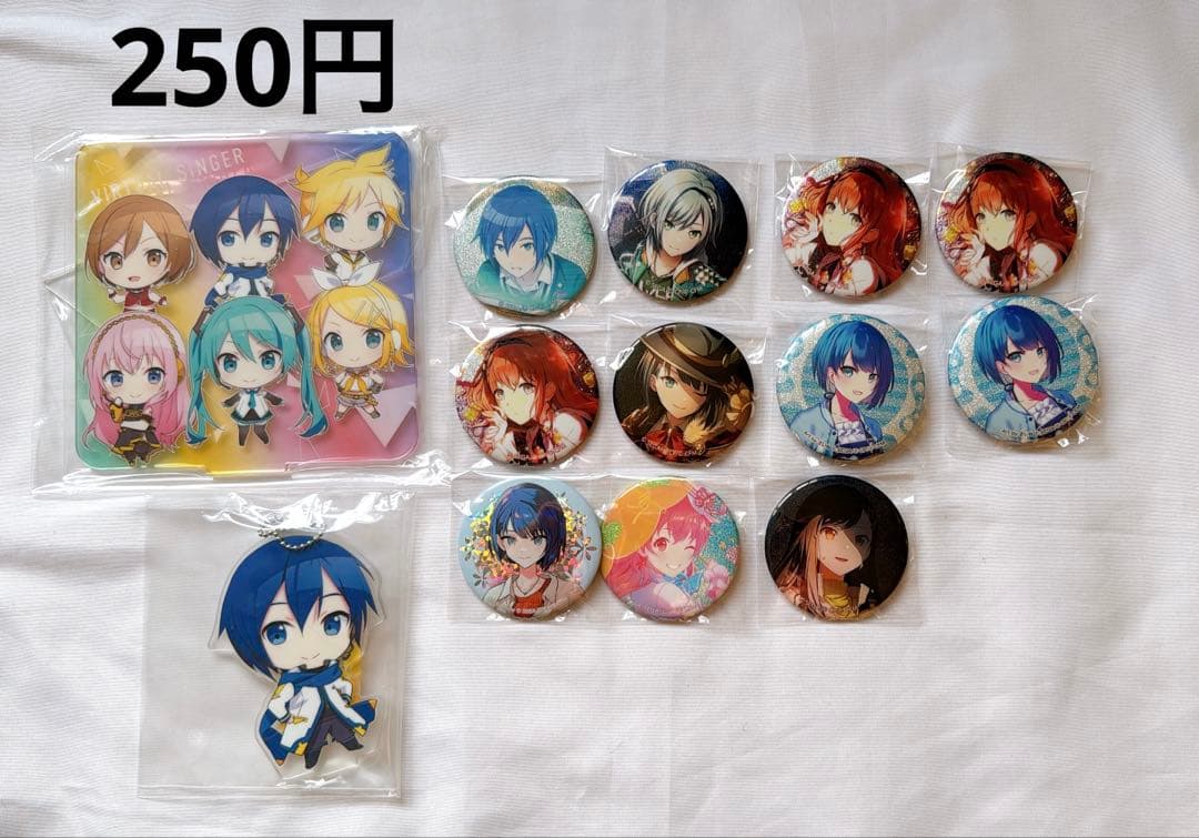 プロセカ プロジェクトセカイ アクスタ グリッター缶バッジ グッズ まとめ売り