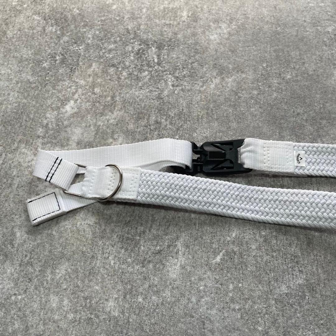 Callaway ゴルフベルト メッシュ マグネットバックル Dカン付