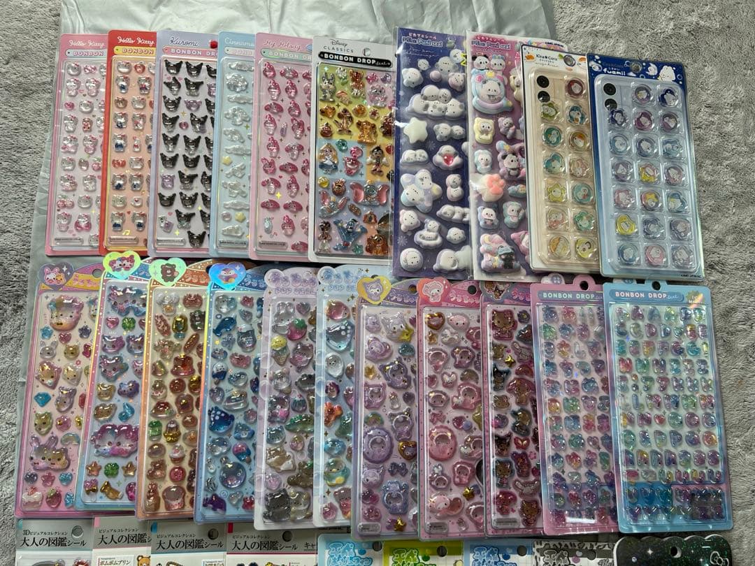 ボンボンドロップシール　うるちゅる　大人の図鑑　はっぴ〜フォン☆まとめ売り☆