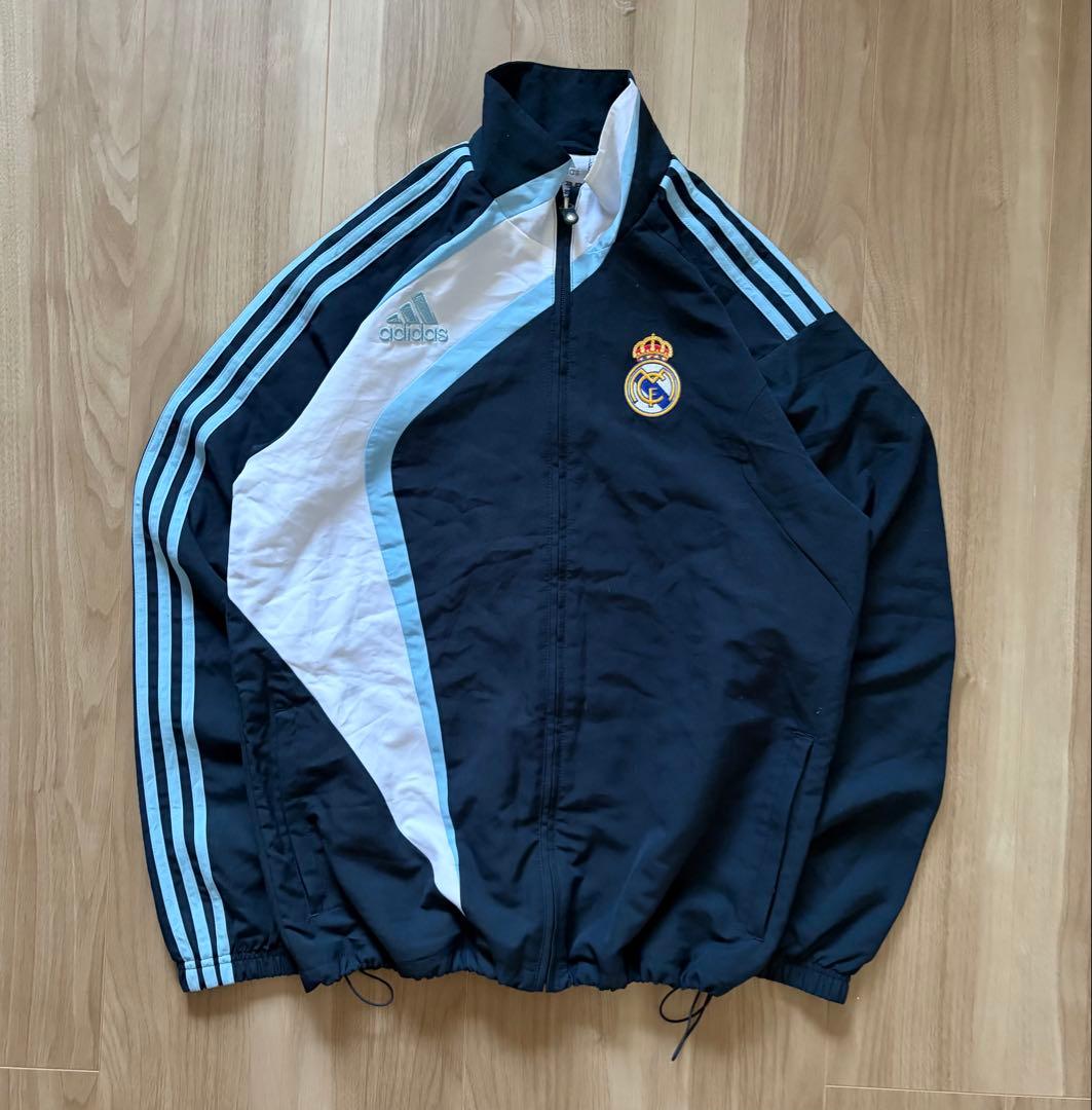 激レア　00s adidas レアルマドリード　セットアップ　ウィンドブレイカー