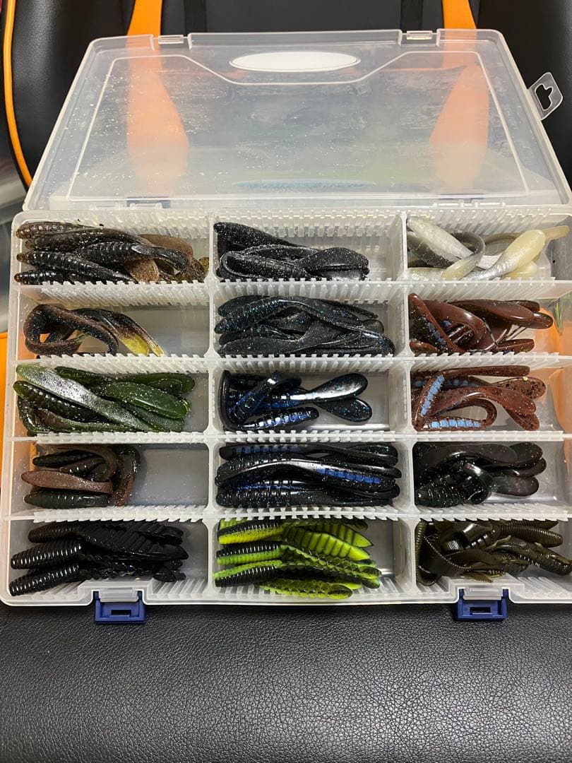 Super Bait ソフトルアー 収納ボックス 5個セット