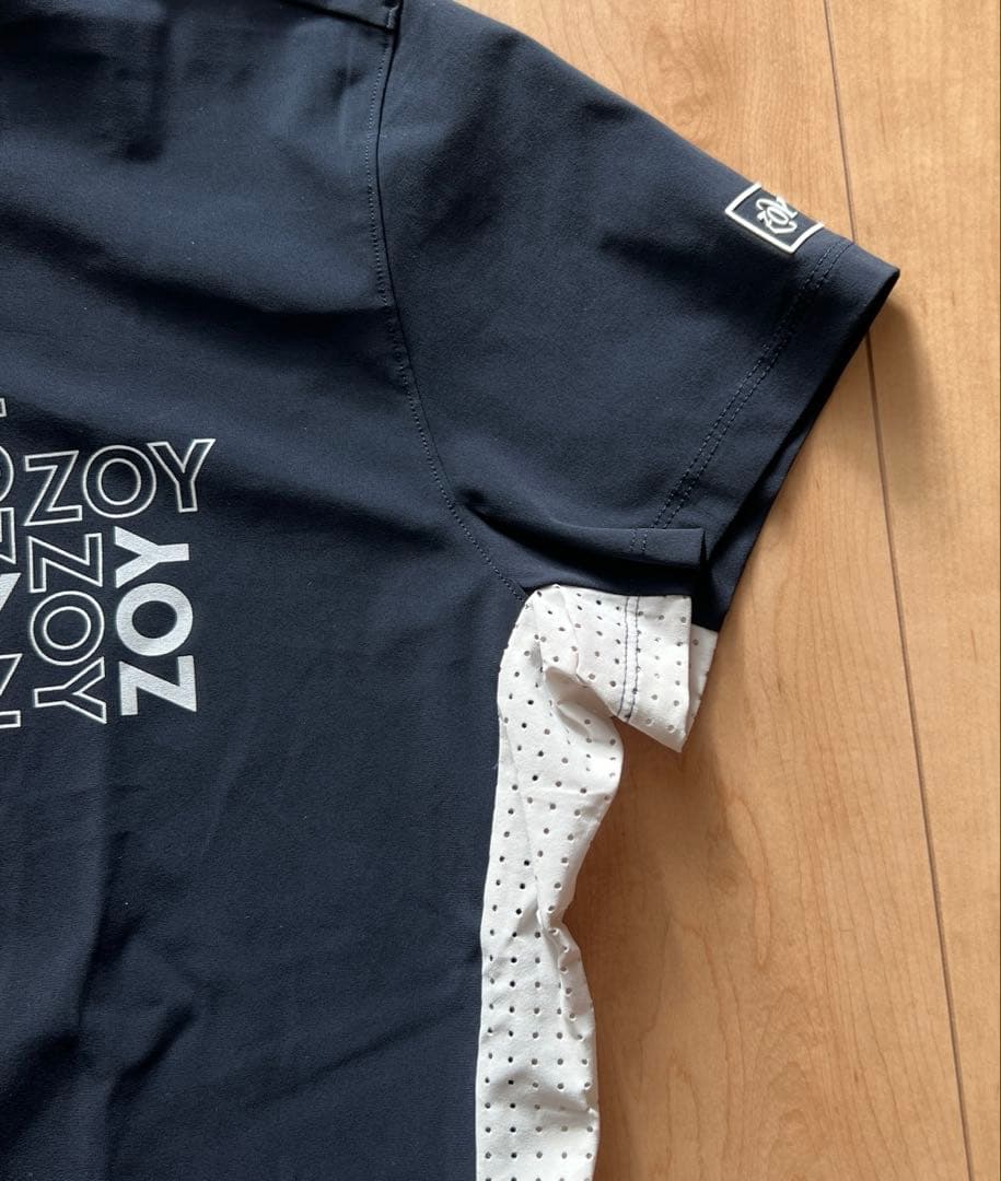 ZOY レディース ゴルフシャツ ネイビー