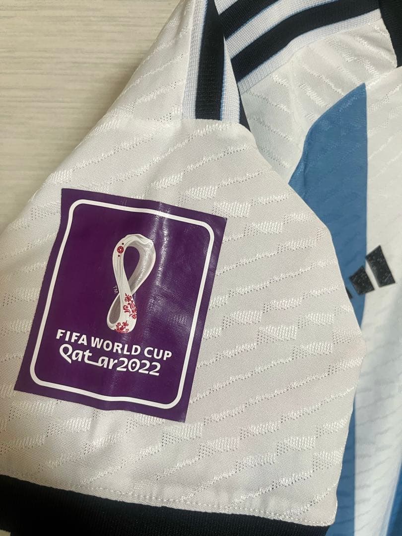 【新品未使用】アルゼンチン代表　選手仕様　ユニフォーム　カタールW杯　2022
