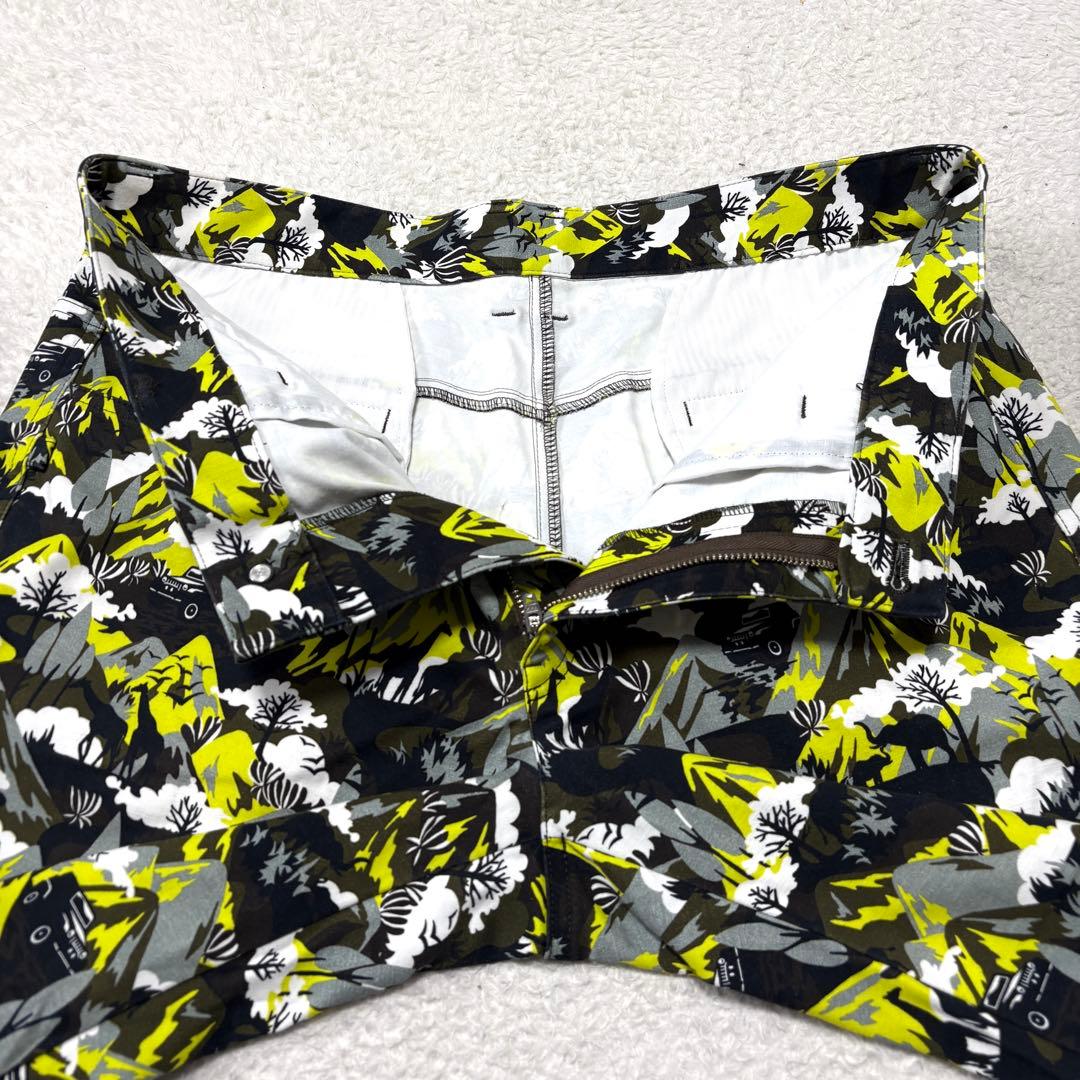 未使用 ジャックバニー パーリーゲイツ ストレッチ ゴルフパンツ リング付き 6