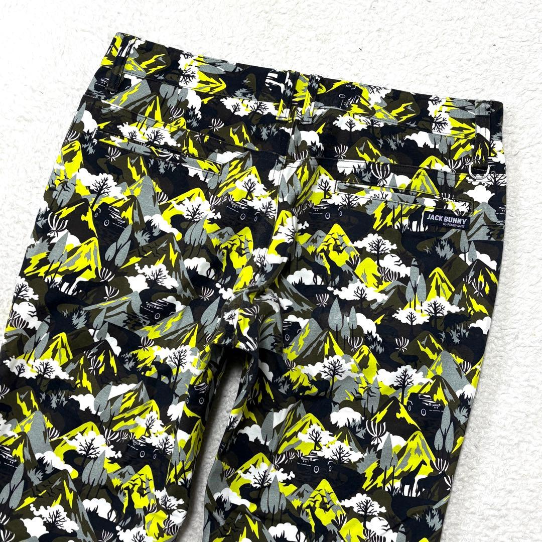 未使用 ジャックバニー パーリーゲイツ ストレッチ ゴルフパンツ リング付き 6