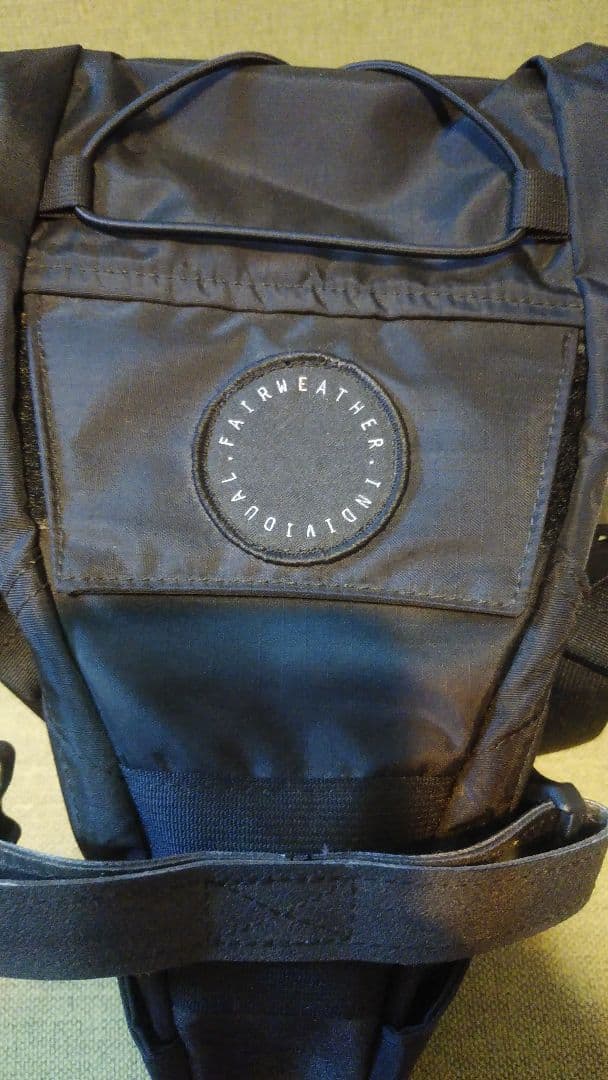 フェアウェザー　FAIRWEATHER　シートバッグ　サドルバッグ　ブラック