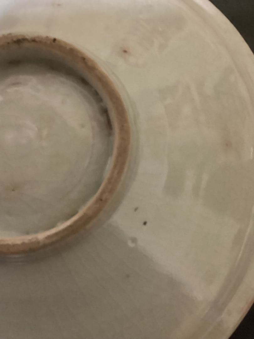 初期伊万里　江戸前期染付山水釣り人図　骨董古美術品