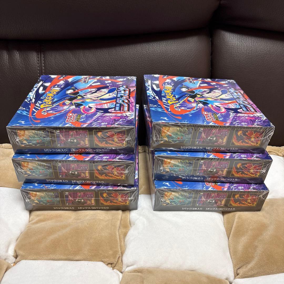 【新品・未開封】ポケモンカード ニンジャスピナー シュリンク付き　6BOX