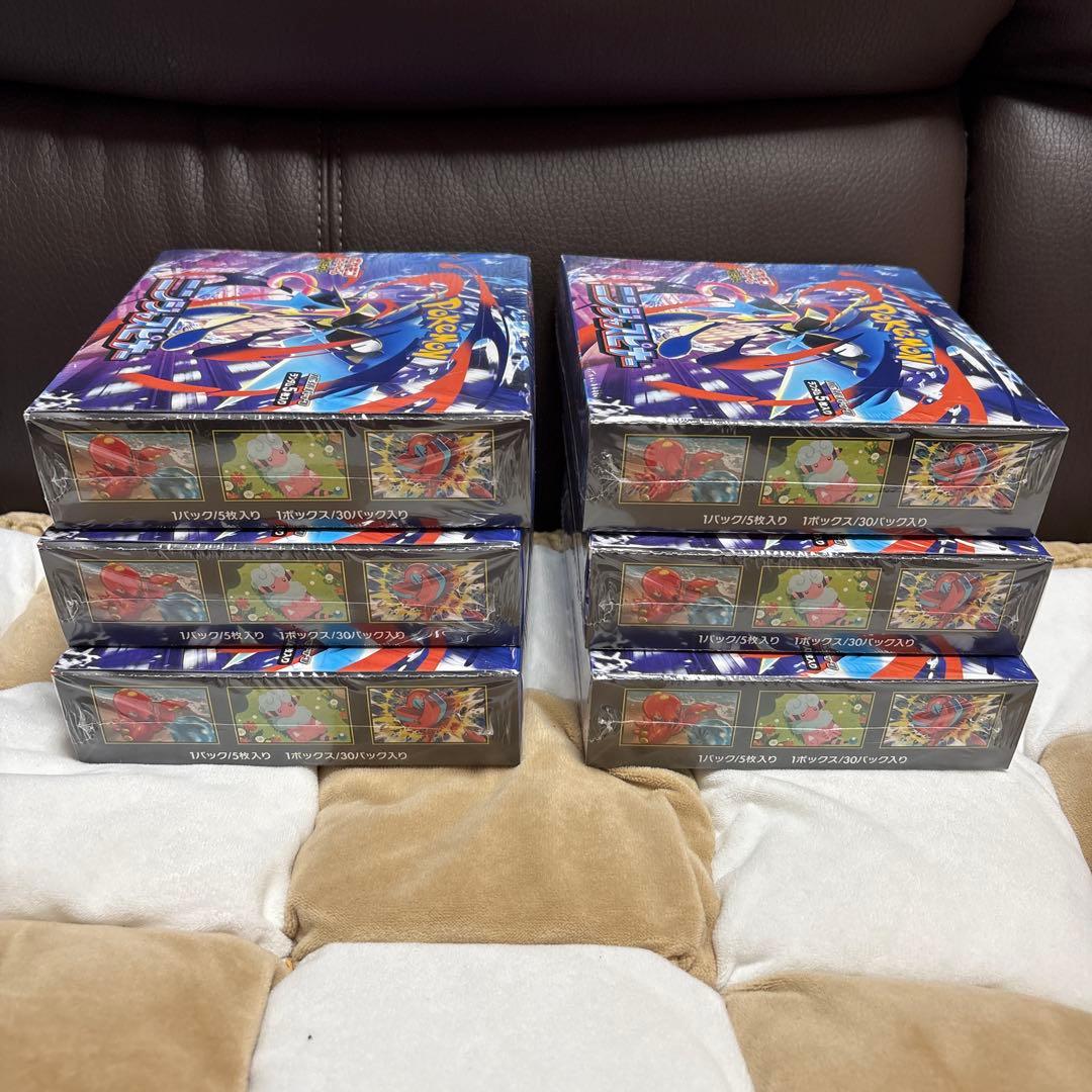 【新品・未開封】ポケモンカード ニンジャスピナー シュリンク付き　6BOX