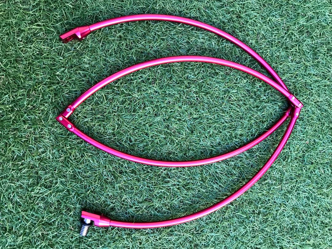 海釣り!大人気!在庫僅か❗️チタン玉網55CM 玉枠 (四つ折)　超軽量 硬強度