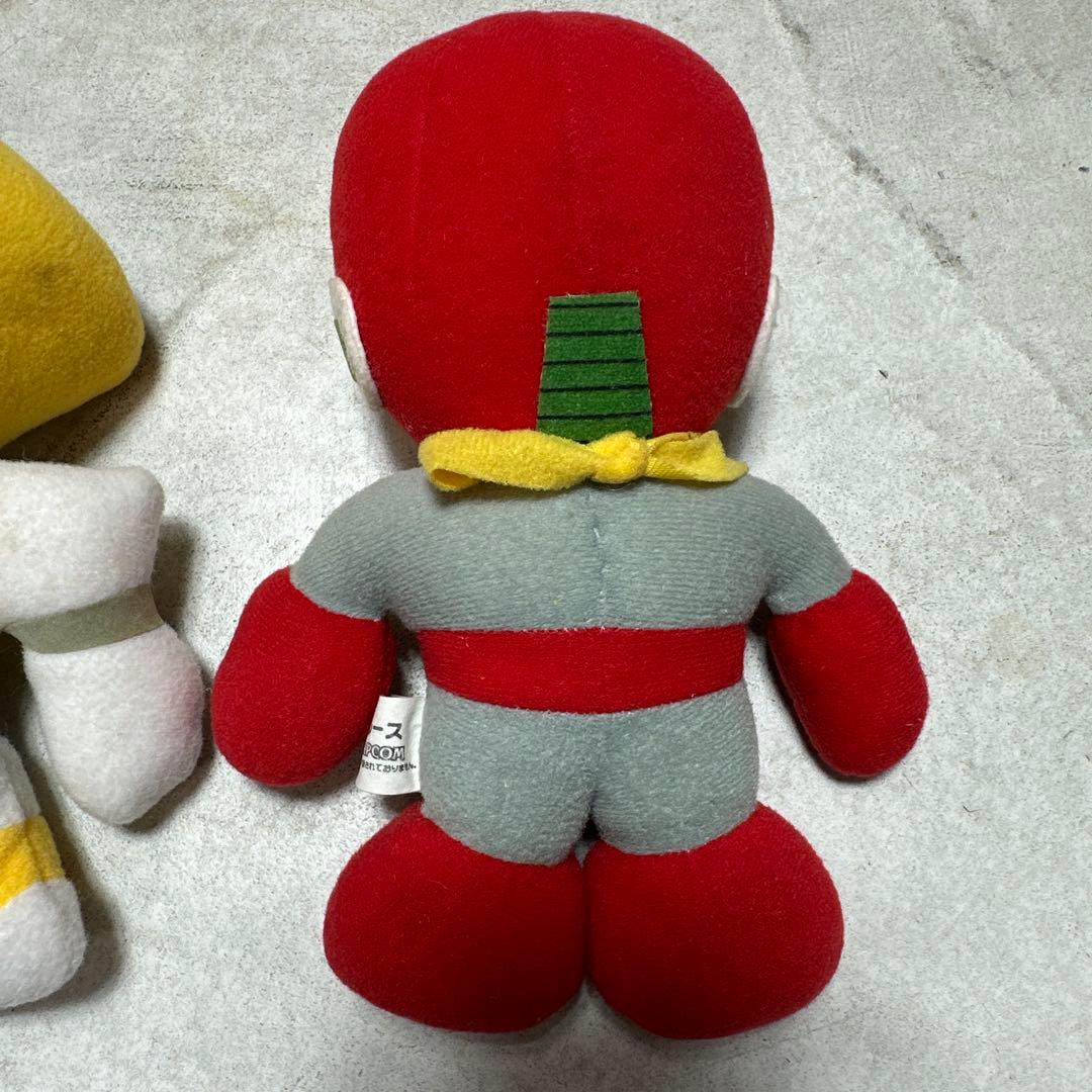 ロックマン ファラオマン ブルース ぬいぐるみ 1991年製 希少