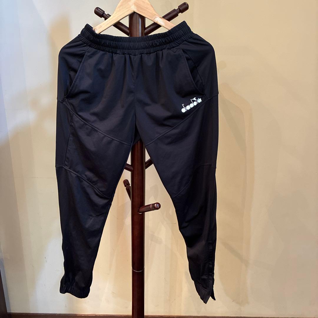 diadora ジャージセット M ホワイト/ブラック/レッド