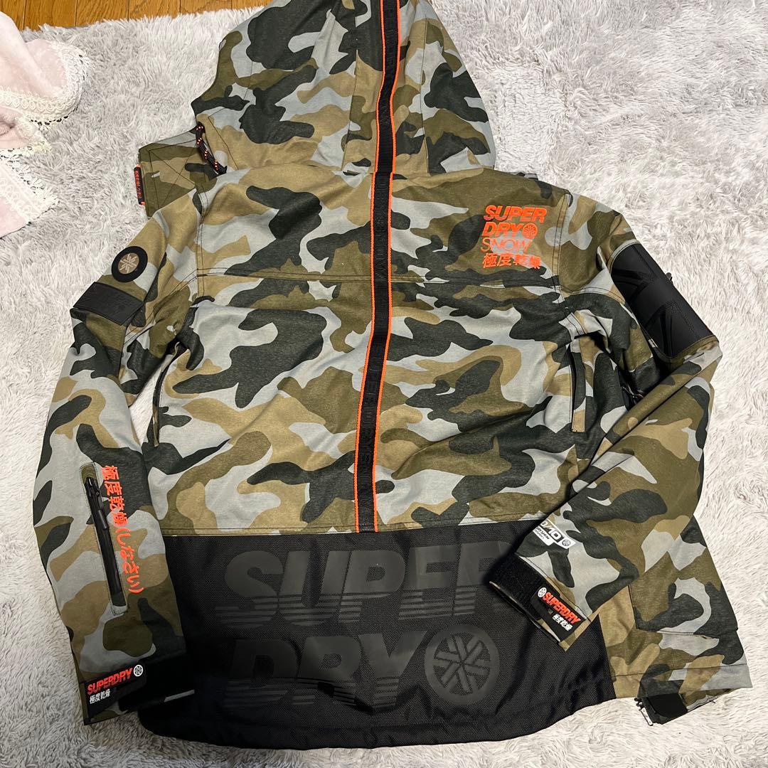 SUPERDRY 迷彩柄 スノーウェア　 別ブランドスノーパンツセット