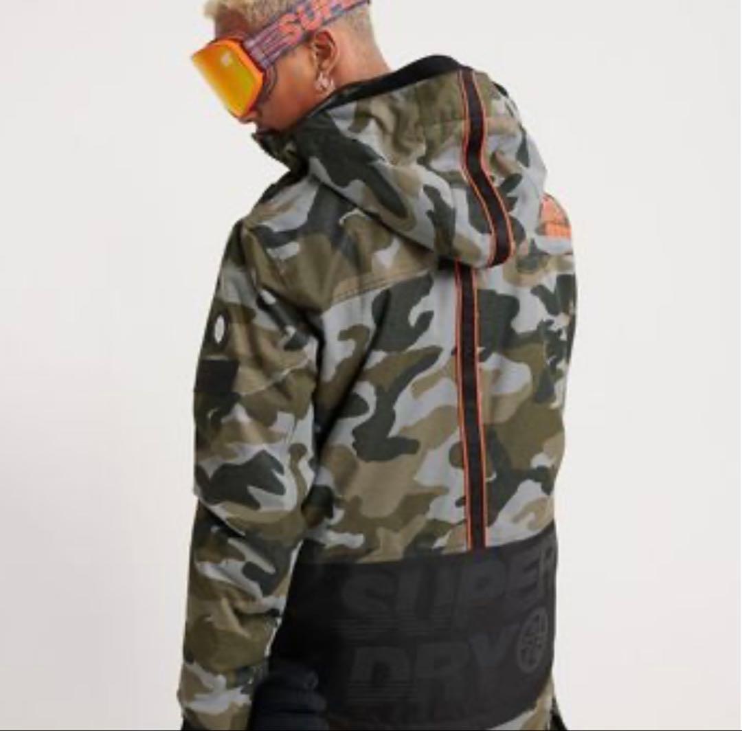 SUPERDRY 迷彩柄 スノーウェア　 別ブランドスノーパンツセット
