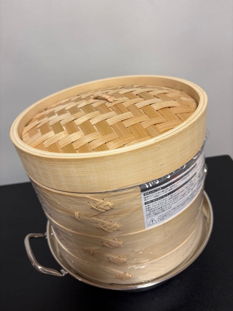 HA1434 未使用 滴水のせいろ 24cm TARUMIZU 二段 蒸し器
