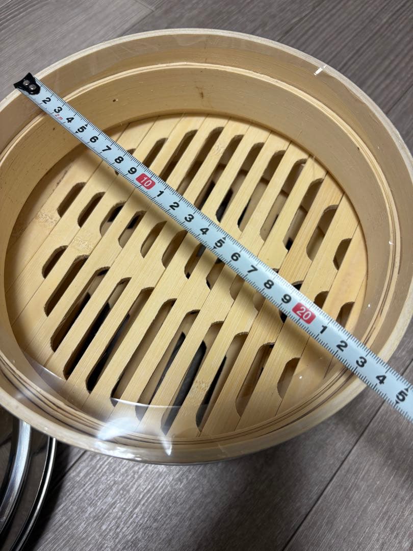 HA1434 未使用 滴水のせいろ 24cm TARUMIZU 二段 蒸し器