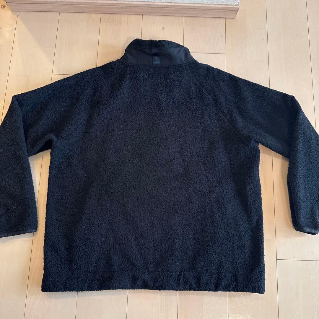 ブリーフィングゴルフ　ハーフジップフリース　黒　XL