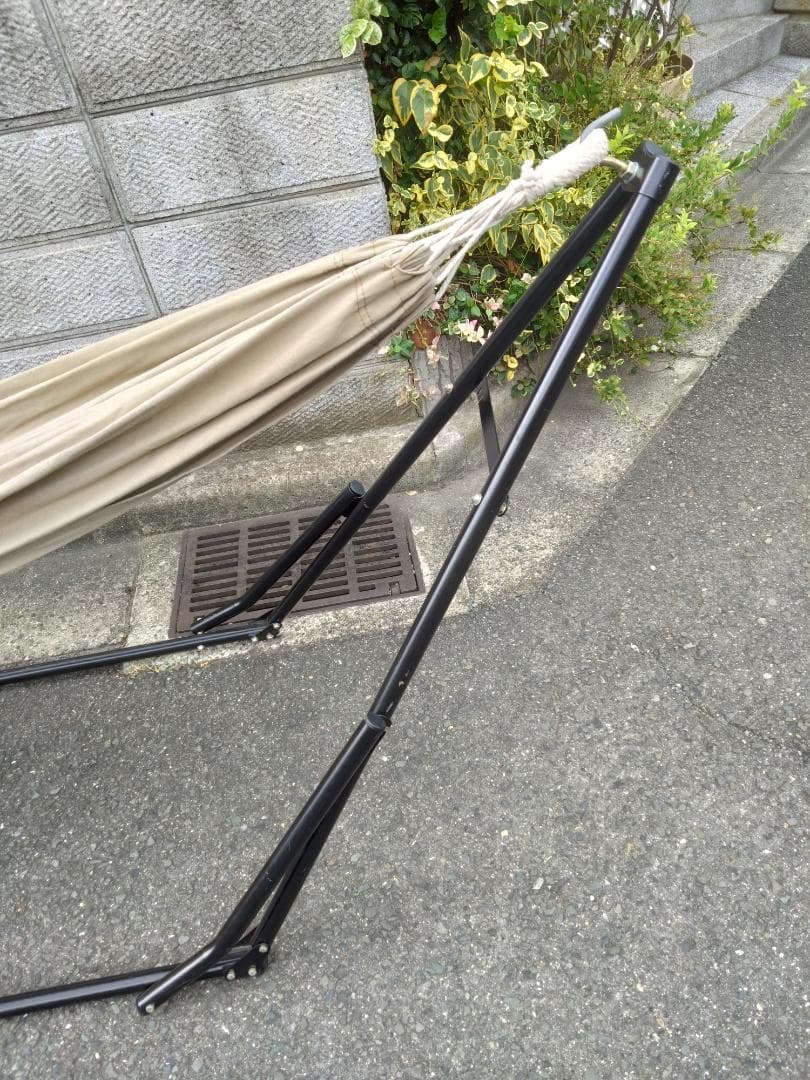 ハンモック ・自立式 ・折りたたみ・アウトドア キャンプ