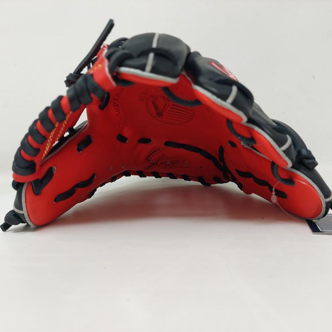 久保田スラッガー 限定トレーニング用 グラブ ブラック×レッド LT25-GS1
