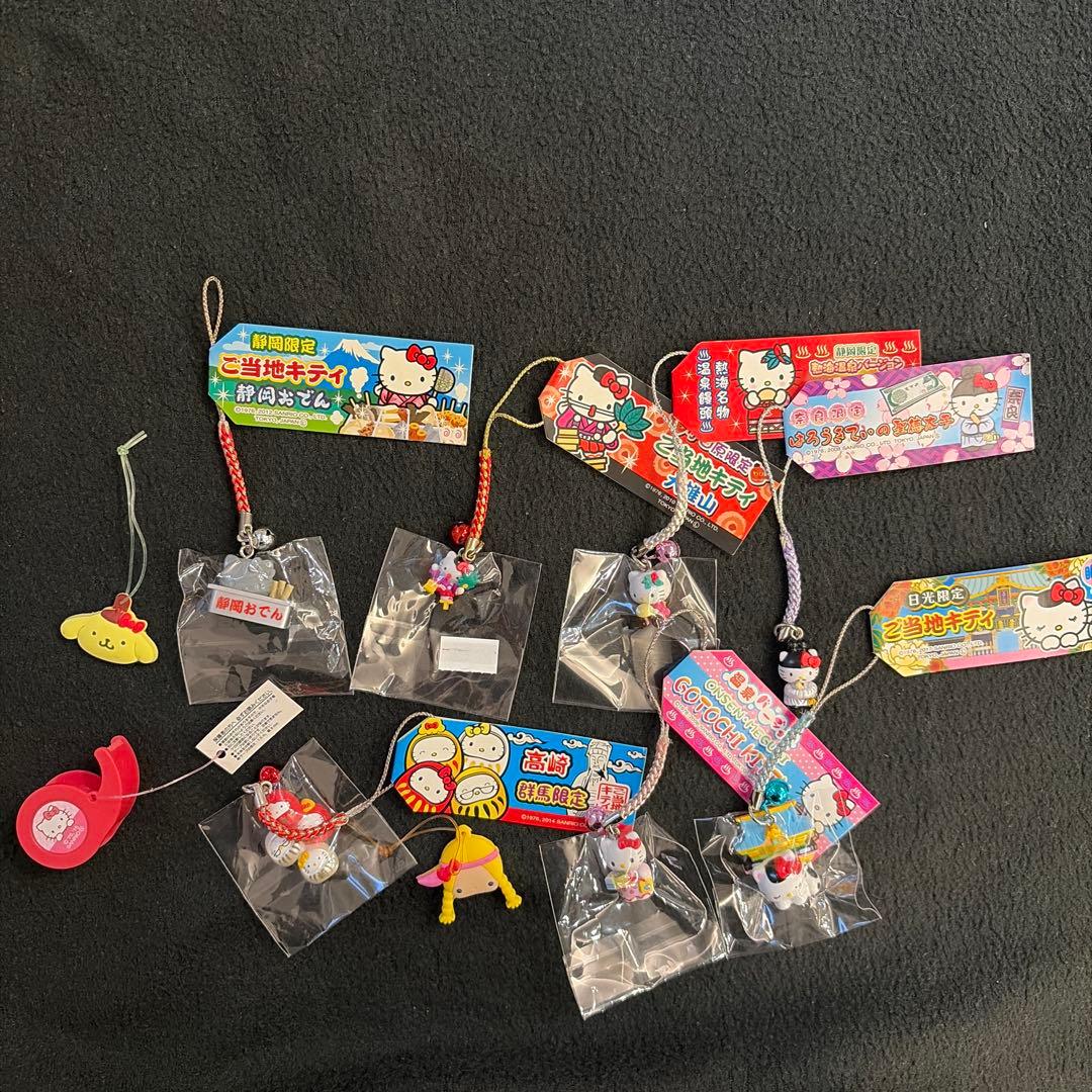 レア　非売品　ご当地　キティ　サンリオ　根付け　まとめ　100点　グッズ　ハロー