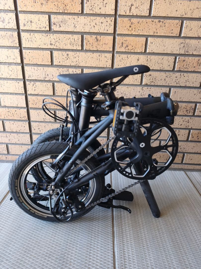 【カスタム多数】DAHON ダホン K3 マットブラック 限定カラー