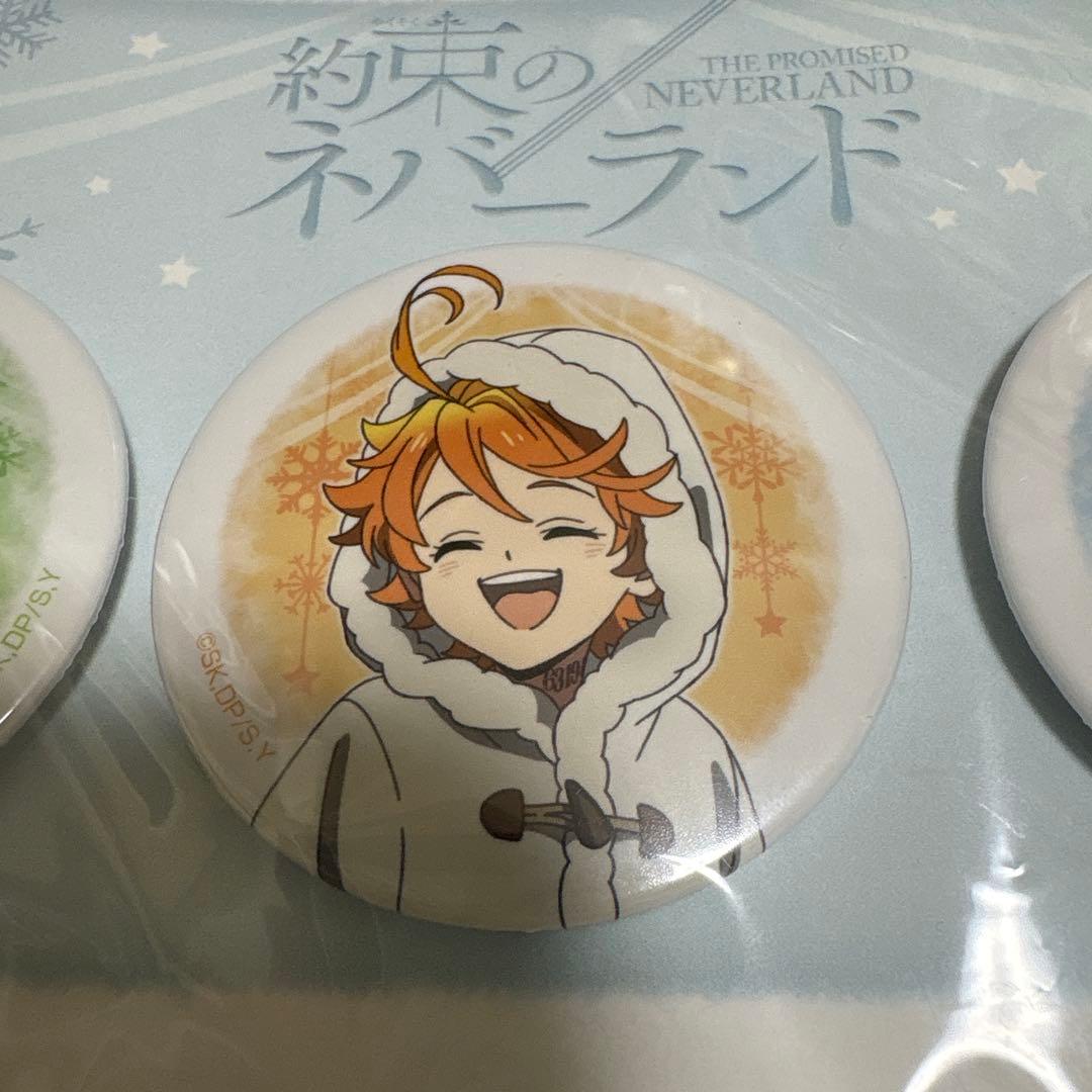 約束のネバーランド 缶バッジ 3個セット　ジャンプフェスタ