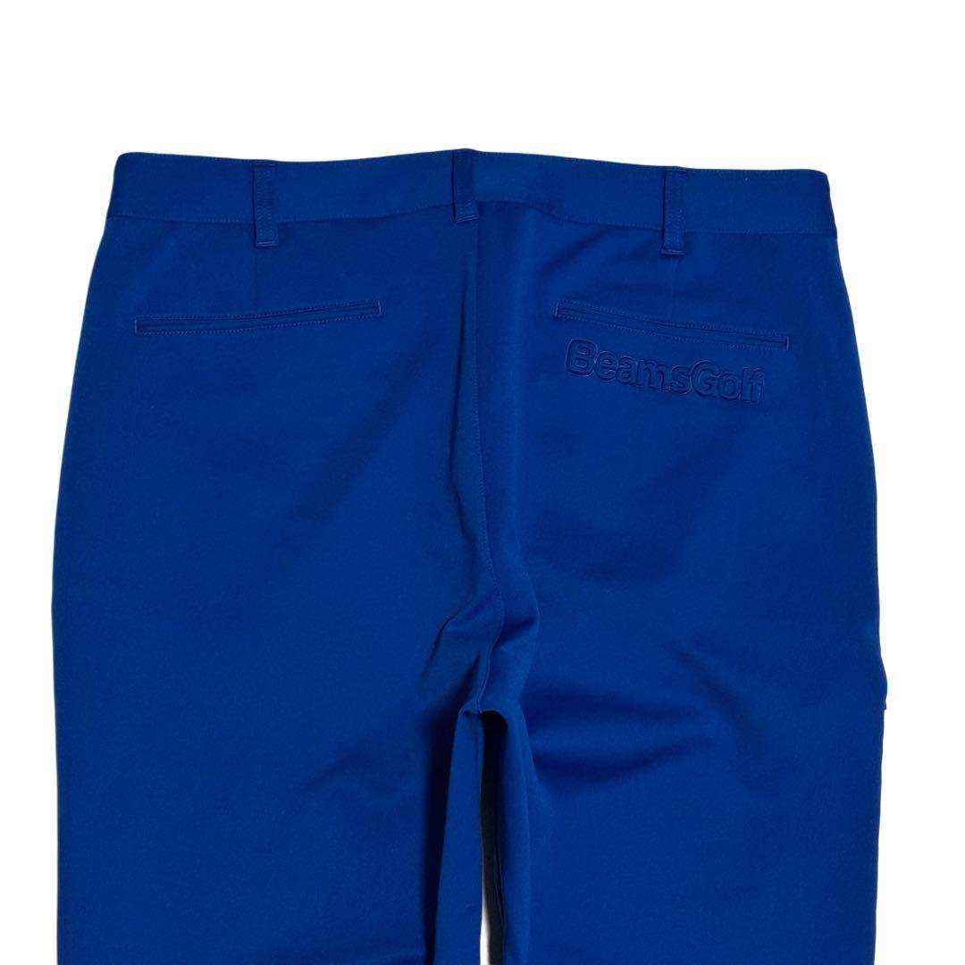 ビームスゴルフ ゴルフパンツ ブルー XL ストレッチ 軽量 テーパード