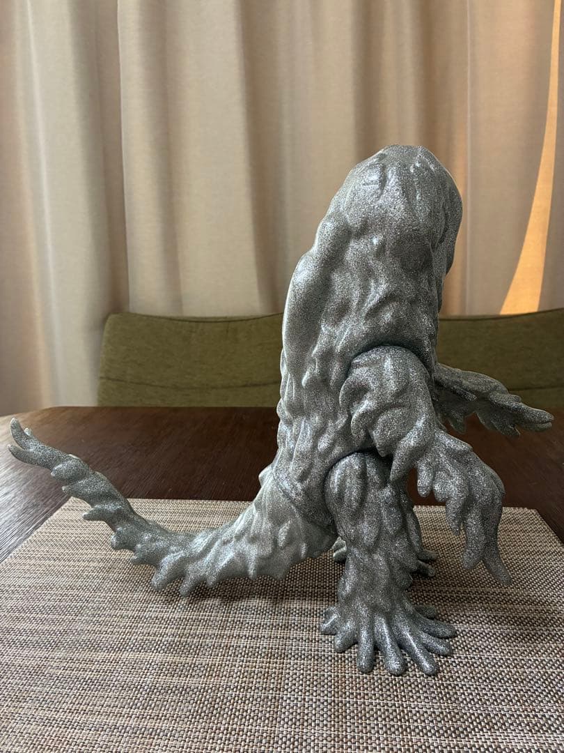 マルサン ヘドラ ソフビ 約28cm ◯SAN JAPAN シルバーラメ