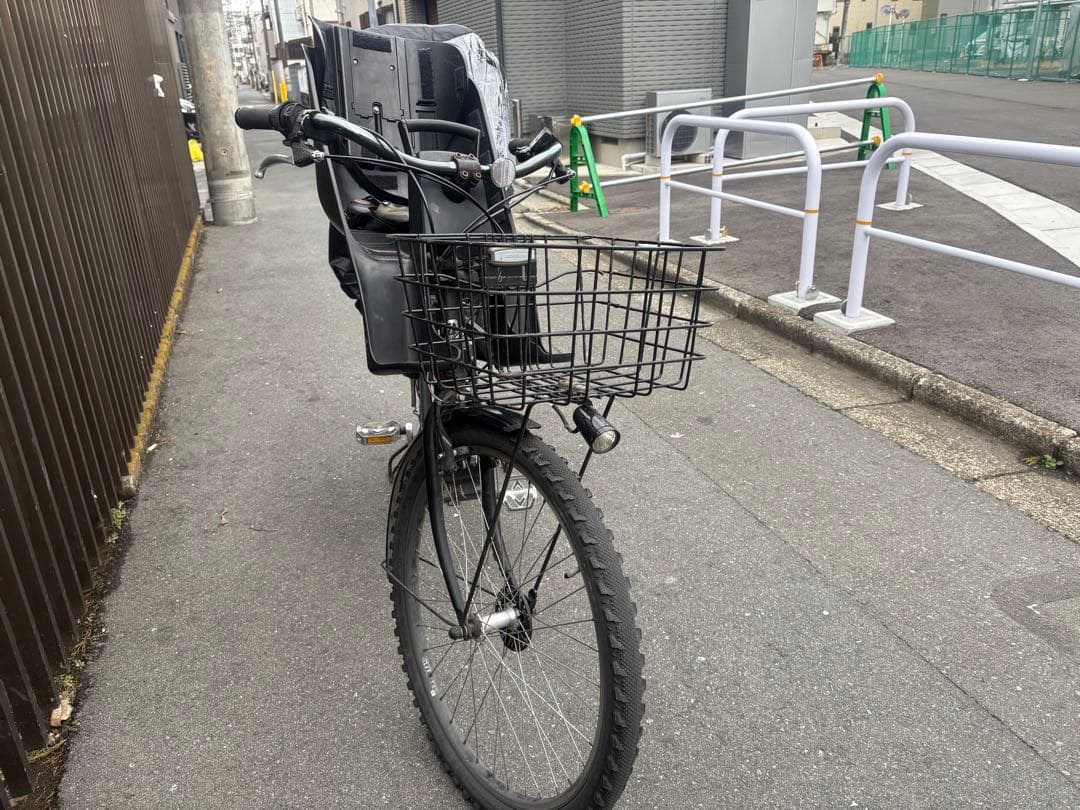 ブリヂストン　ハイディツー 前後チャイルドシート付きけ　電動アシスト自転車