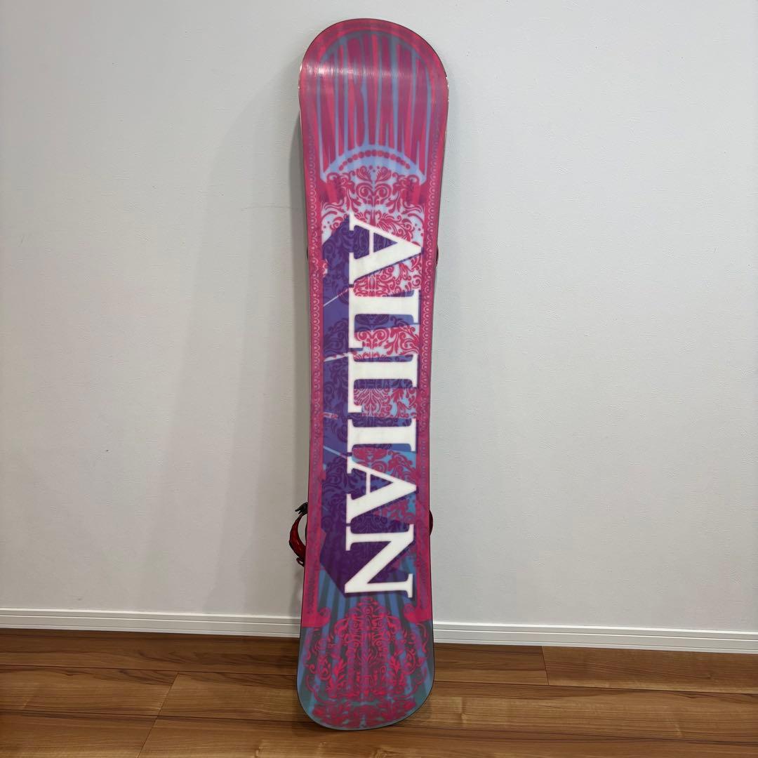 スノーボード（ALLIAN）154cm ビンディング（RIDE）付き セット