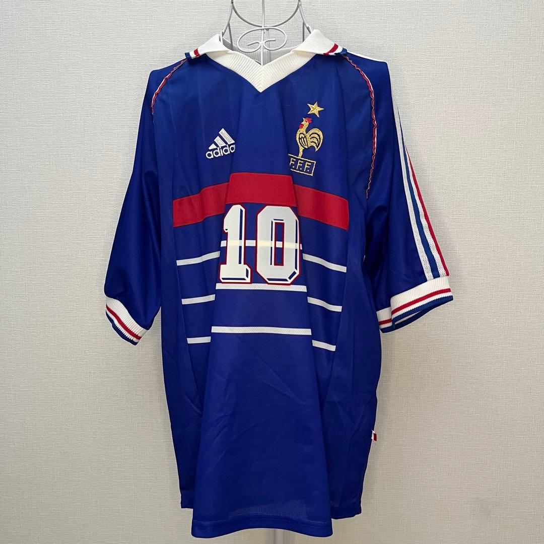 1998 フランス代表　ジダン　ホームユニフォー　BNWT