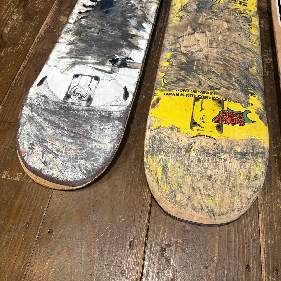 スケボー　廃デッキ　6枚セット　DIY サイズミックス