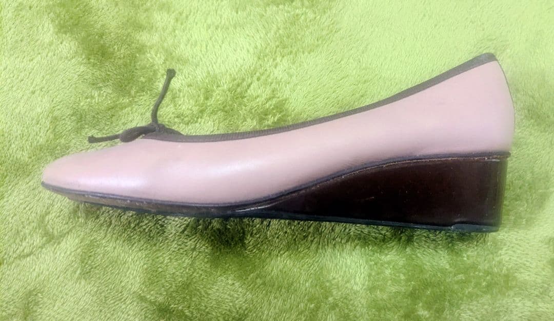 【USED】✨Repetto スモーキーピンク ✨ウェッジヒール