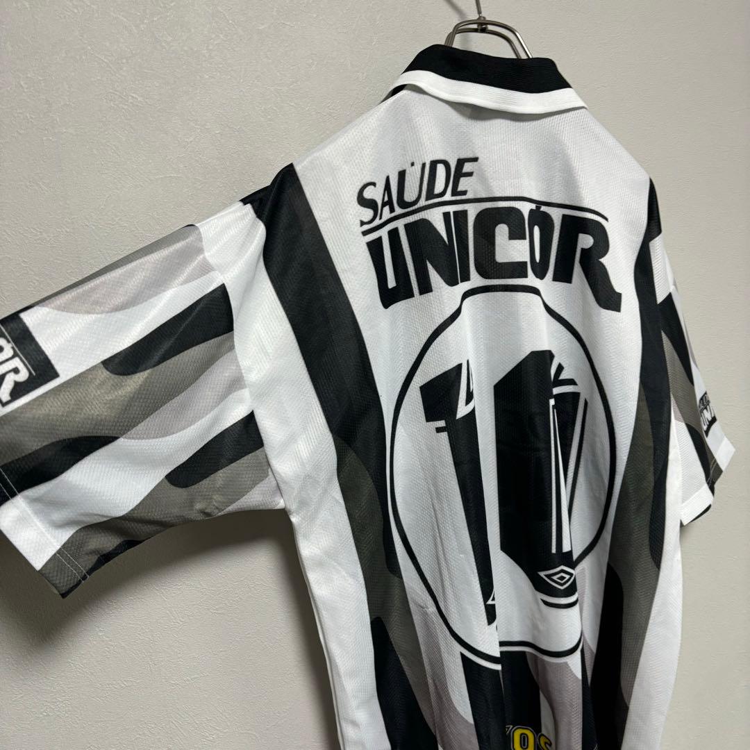 UMBRO アンブロ サントスFC Santosユニフォームゲームシャツ白黒G