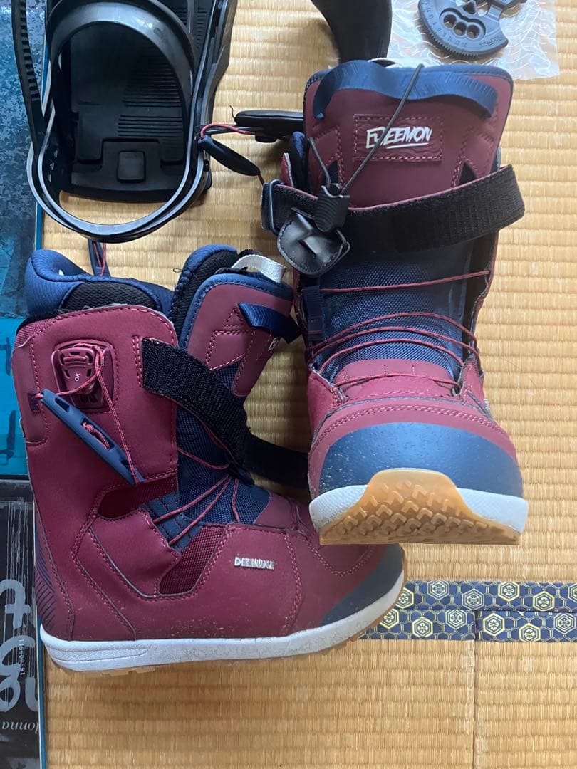 スノーボード 板　ビンディング　靴　ケース一式　BURTON DEELUXE