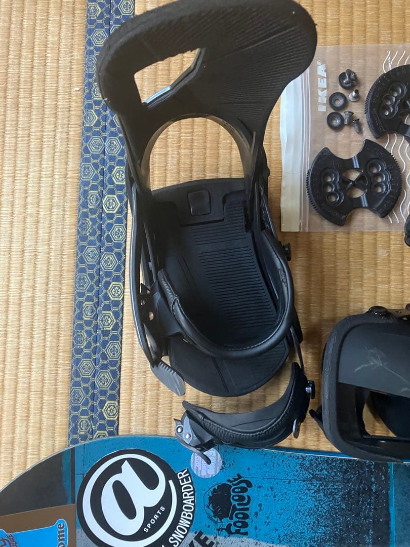 スノーボード 板　ビンディング　靴　ケース一式　BURTON DEELUXE