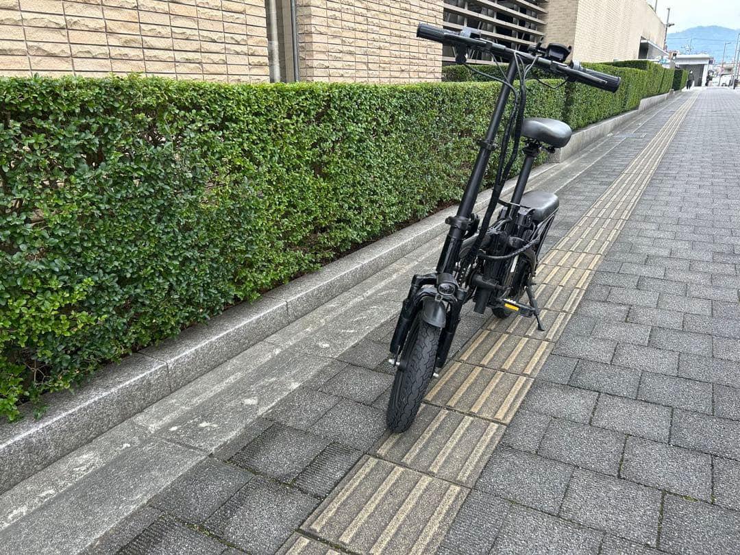 モペット電動自転車 折りたたみ式 ブラック京都市内なら直接引き取り可能 ジャンク