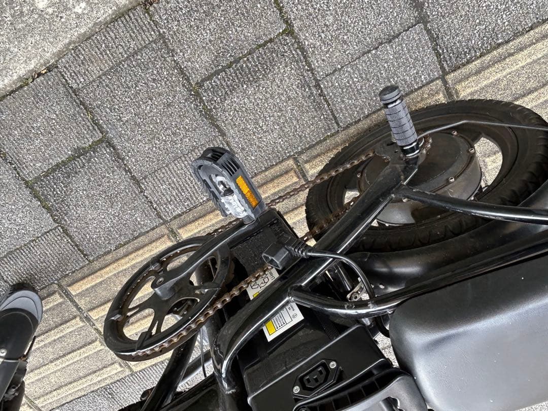 モペット電動自転車 折りたたみ式 ブラック京都市内なら直接引き取り可能 ジャンク