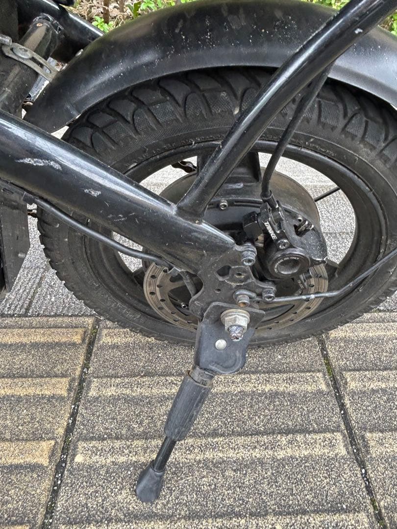 モペット電動自転車 折りたたみ式 ブラック京都市内なら直接引き取り可能 ジャンク