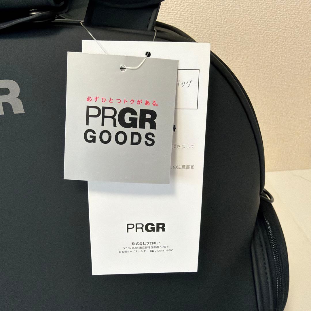PRGR ブラック ゴルフバッグ 新品タグ付き