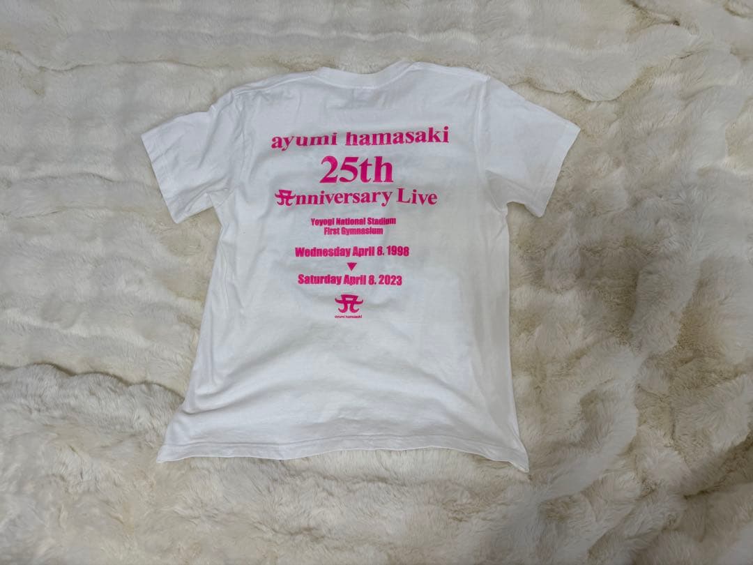 【美品✩︎希少】浜崎あゆみ25周年25th AnniversaryLiveTシャツ
