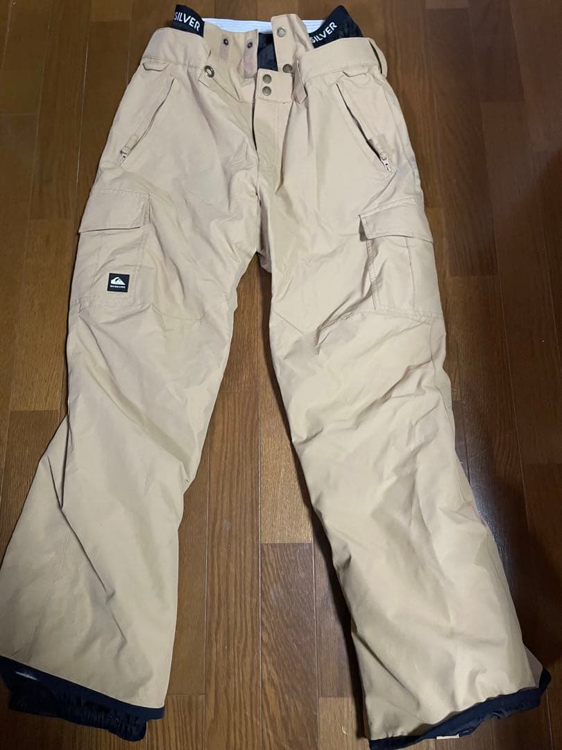 Quiksilver スノーボードウェア S/P/CH ベージュ