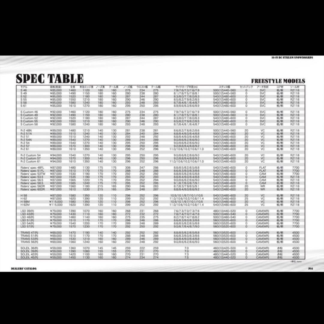 BC STREAM スノーボード　151センチ