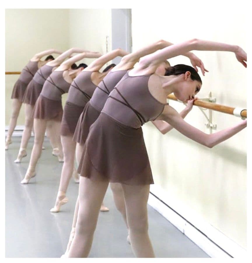 グリシコ　キャミソール　レオタード　コーヒー　ワガノワ　ロシア　バレエ