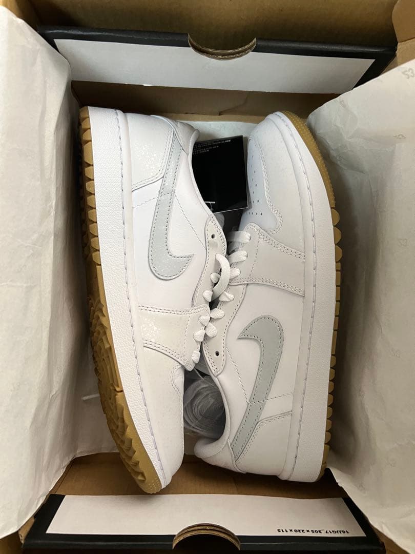 Nike エア ジョーダン 1 LOW G ホワイト 26cm