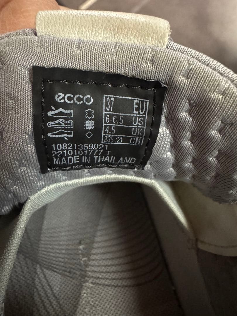 ecco ゴルフ用ホワイトシューズ