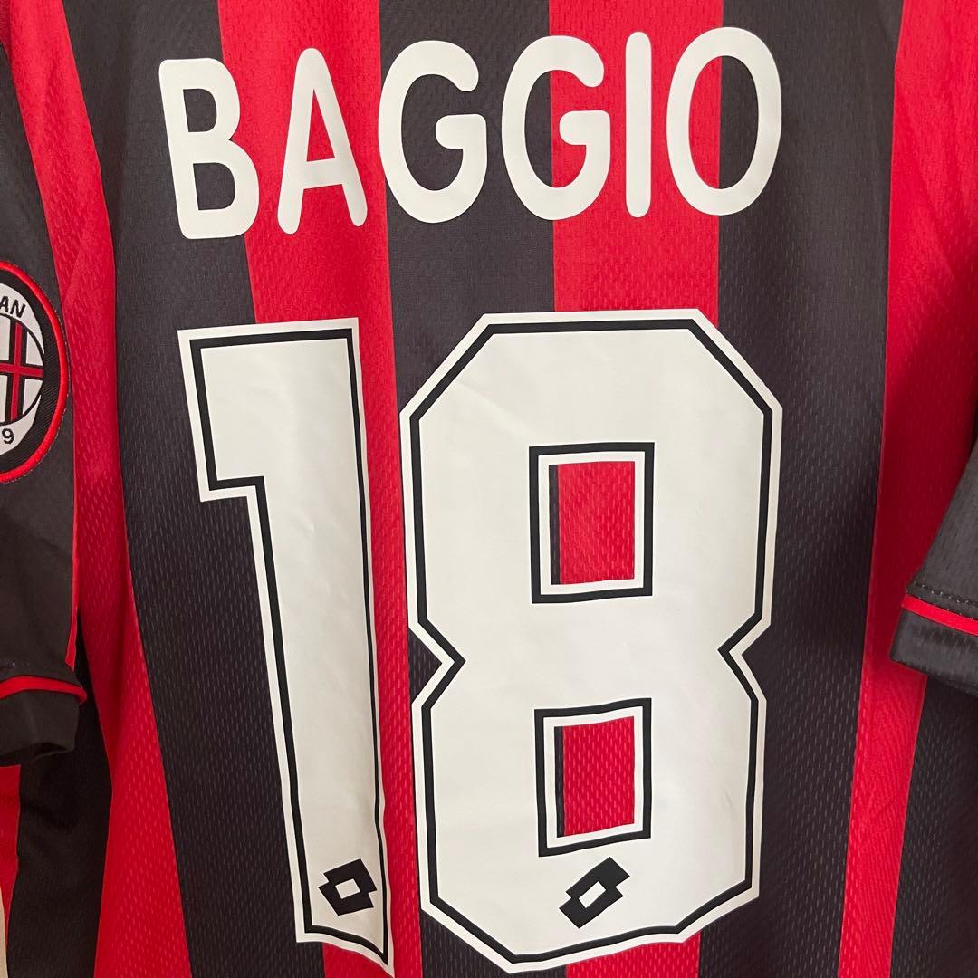 ミラン1996/97 バッジョ　サッカーユニフォーム　ホーム　BAGGIO