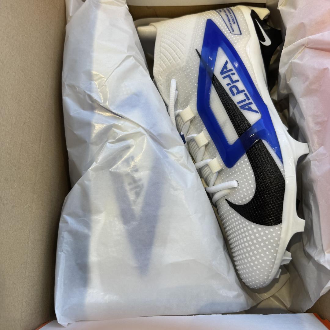 NIKE アルファ メナス4エリート スパイク 白青 29cm