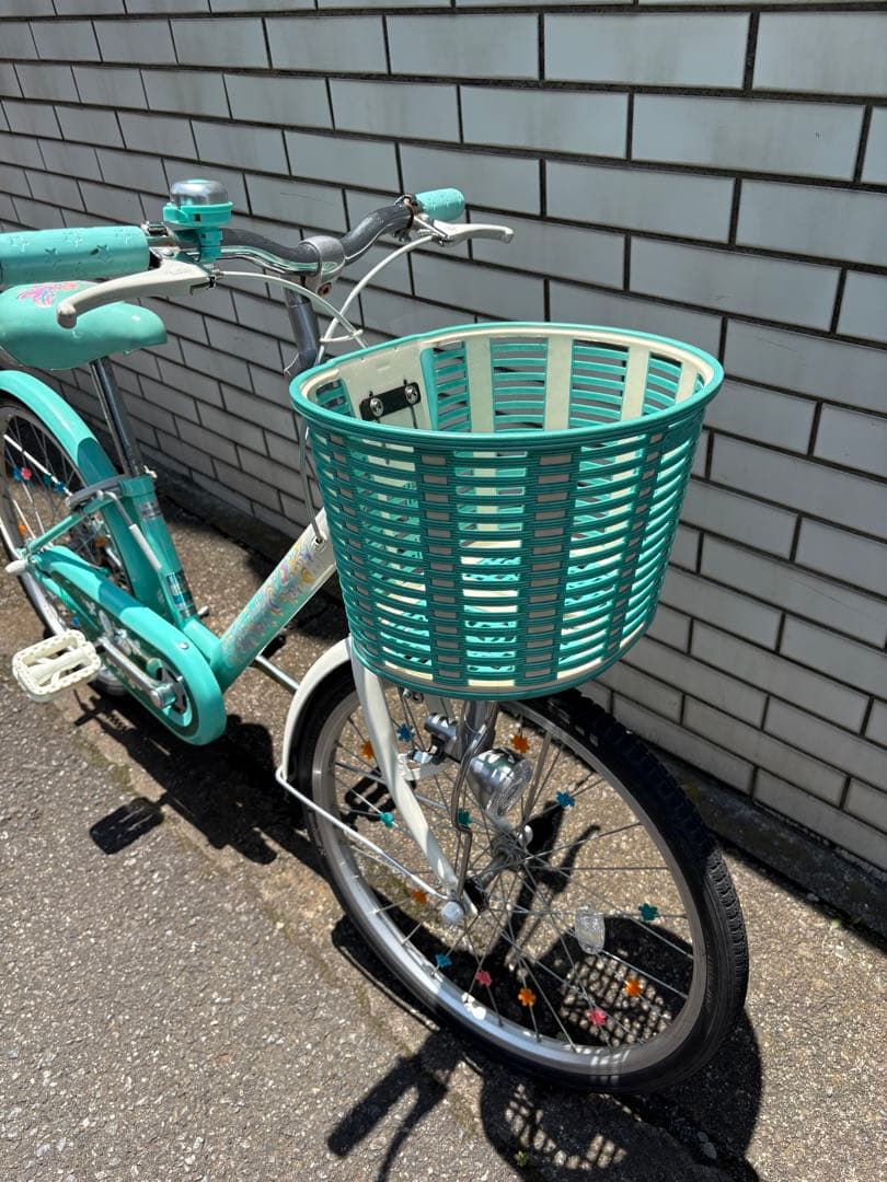 【引き渡し限定】ブリヂストン　自転車 女の子　20インチ　⭐️ヘルメット付⭐️