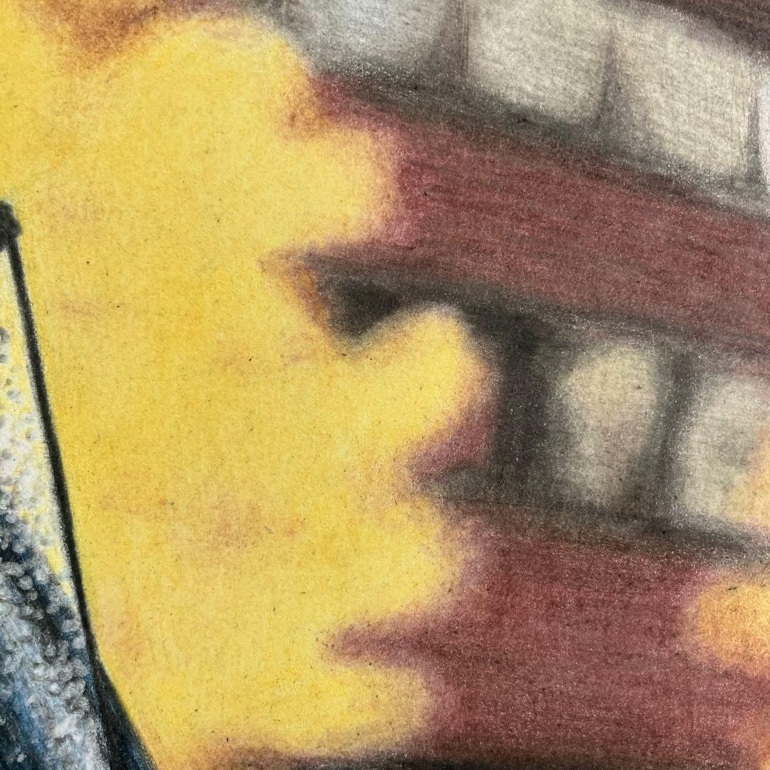 “迎えにきたニャ” 色鉛筆画